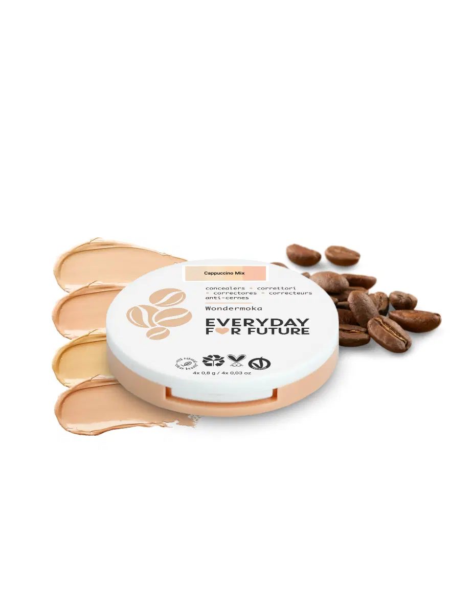 Non-cakey Coffee Concealer Quads - Cappuccino Mix