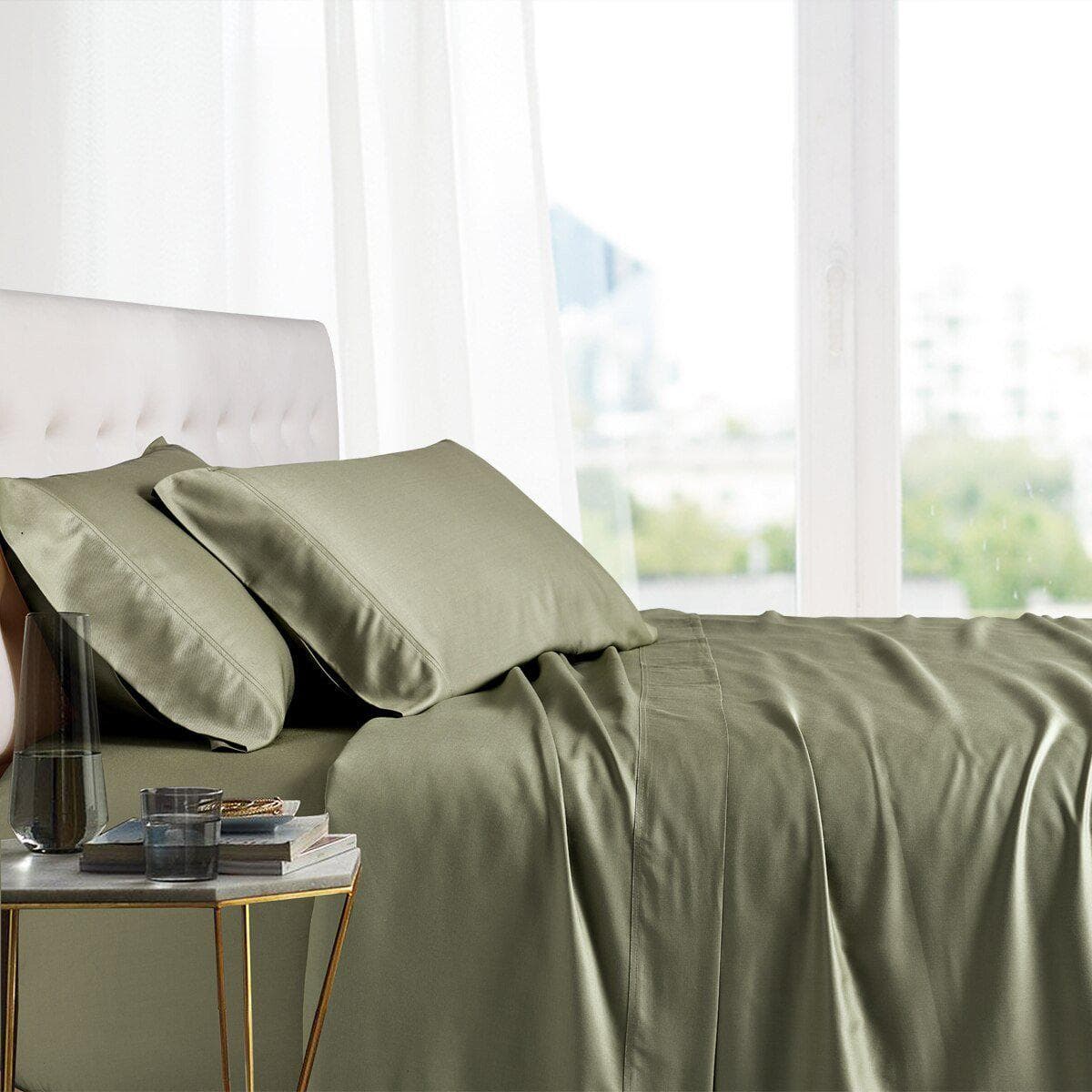 Olympic Queen Bed Sheet Set - 100% Bamboo Viscose