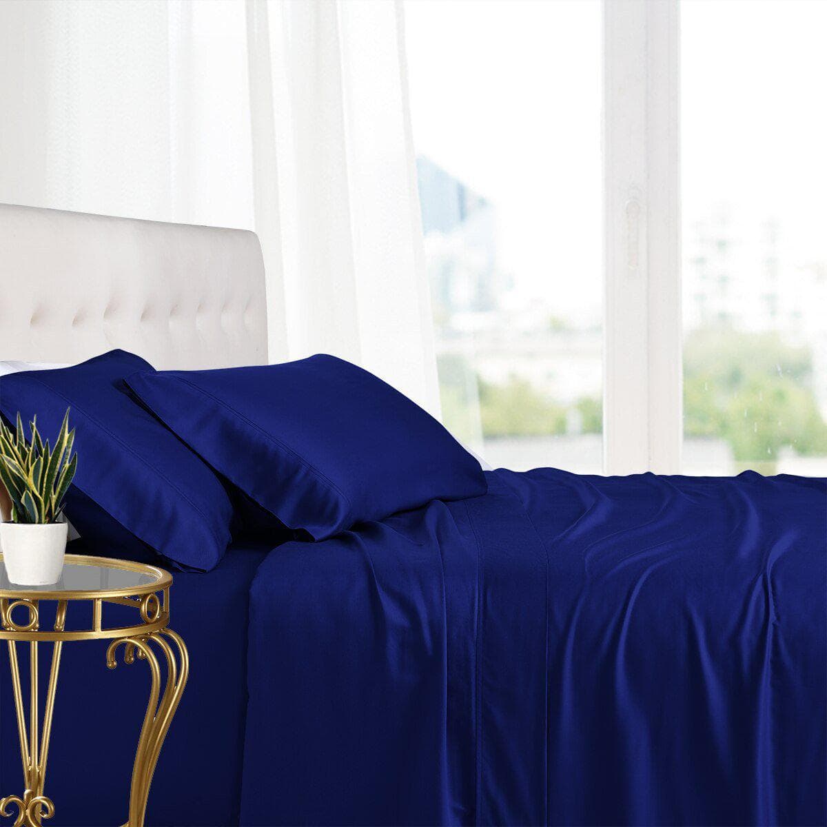 Olympic Queen Bed Sheet Set - 100% Bamboo Viscose