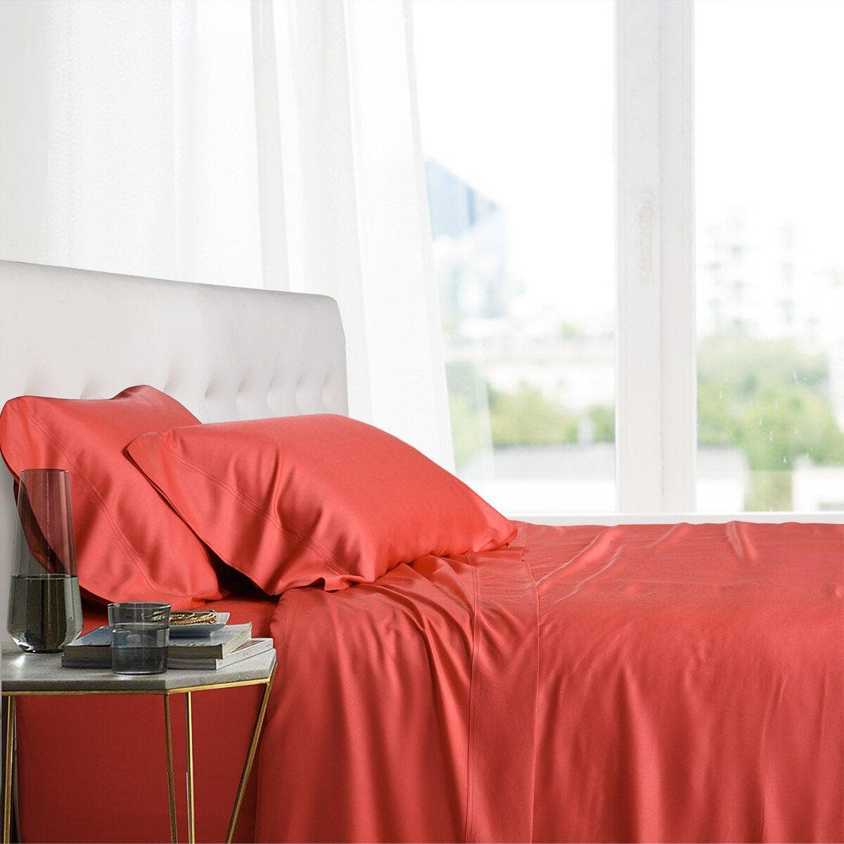 Olympic Queen Bed Sheet Set - 100% Bamboo Viscose