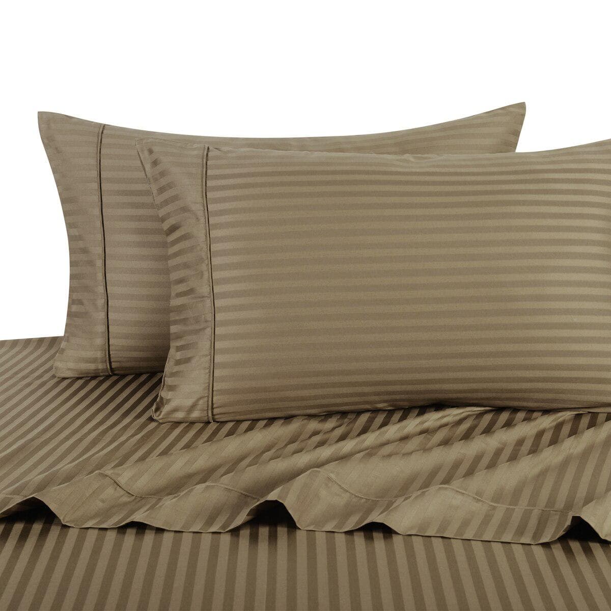 Olympic Queen Sheet Set - Striped 300 Thread Count
