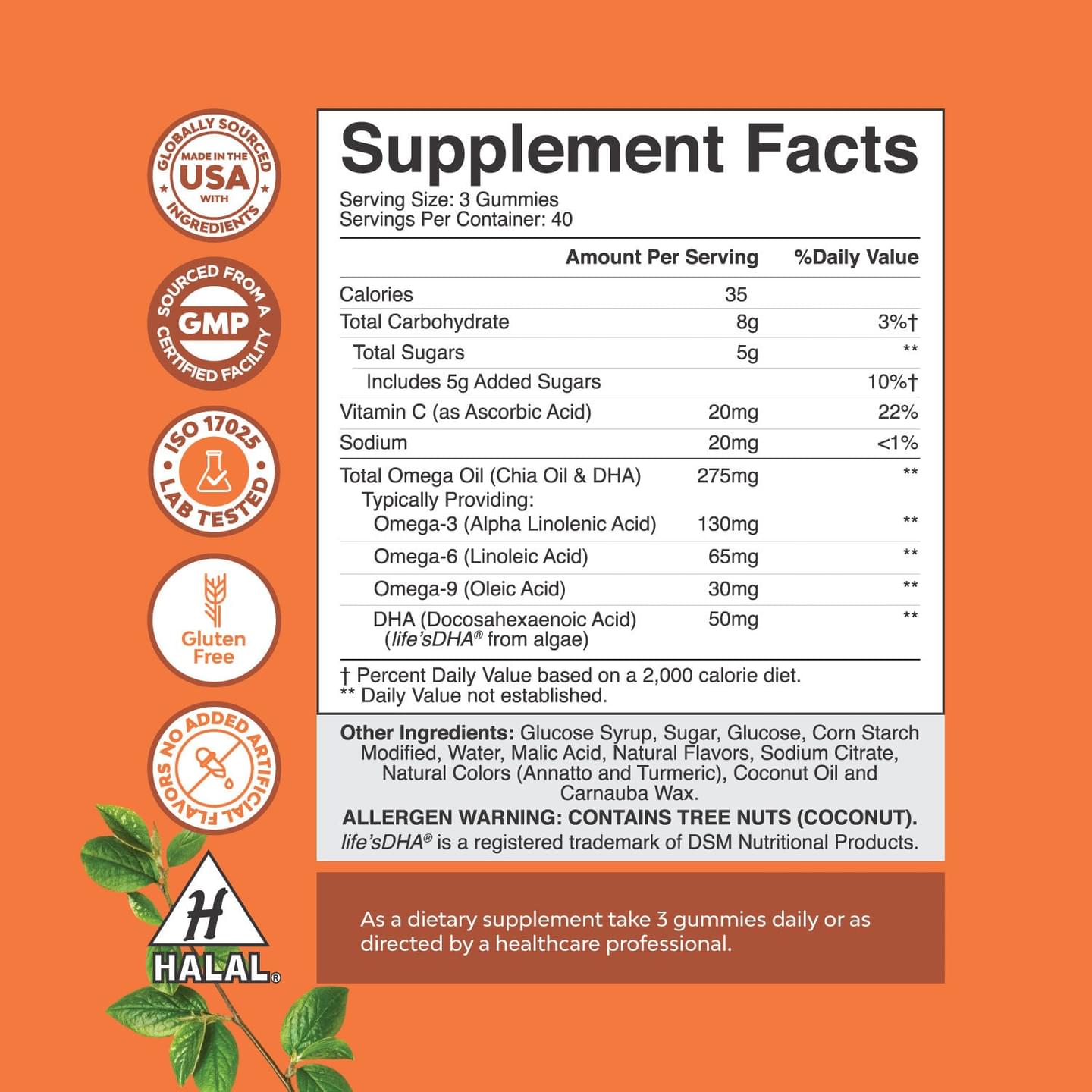 Omega 3-6-9 + DHA Gummies