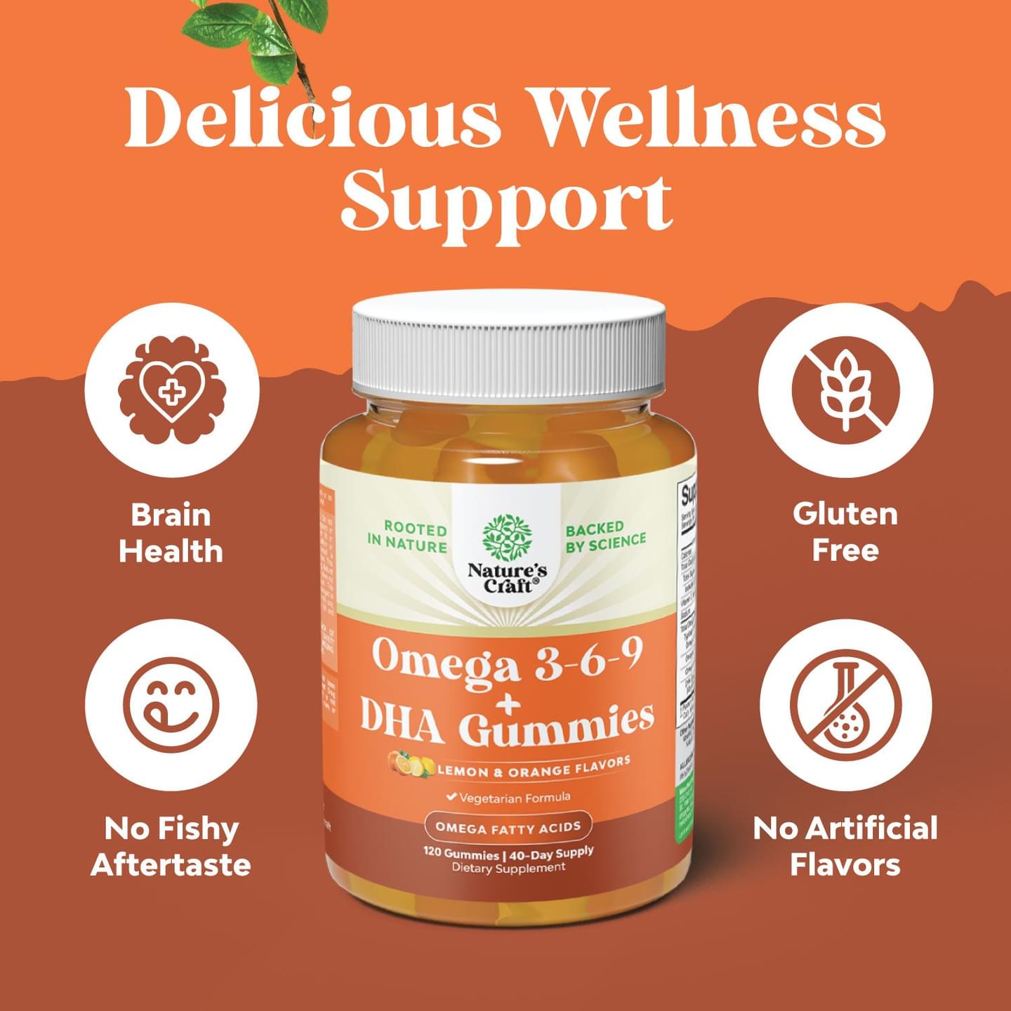 Omega 3-6-9 + DHA Gummies
