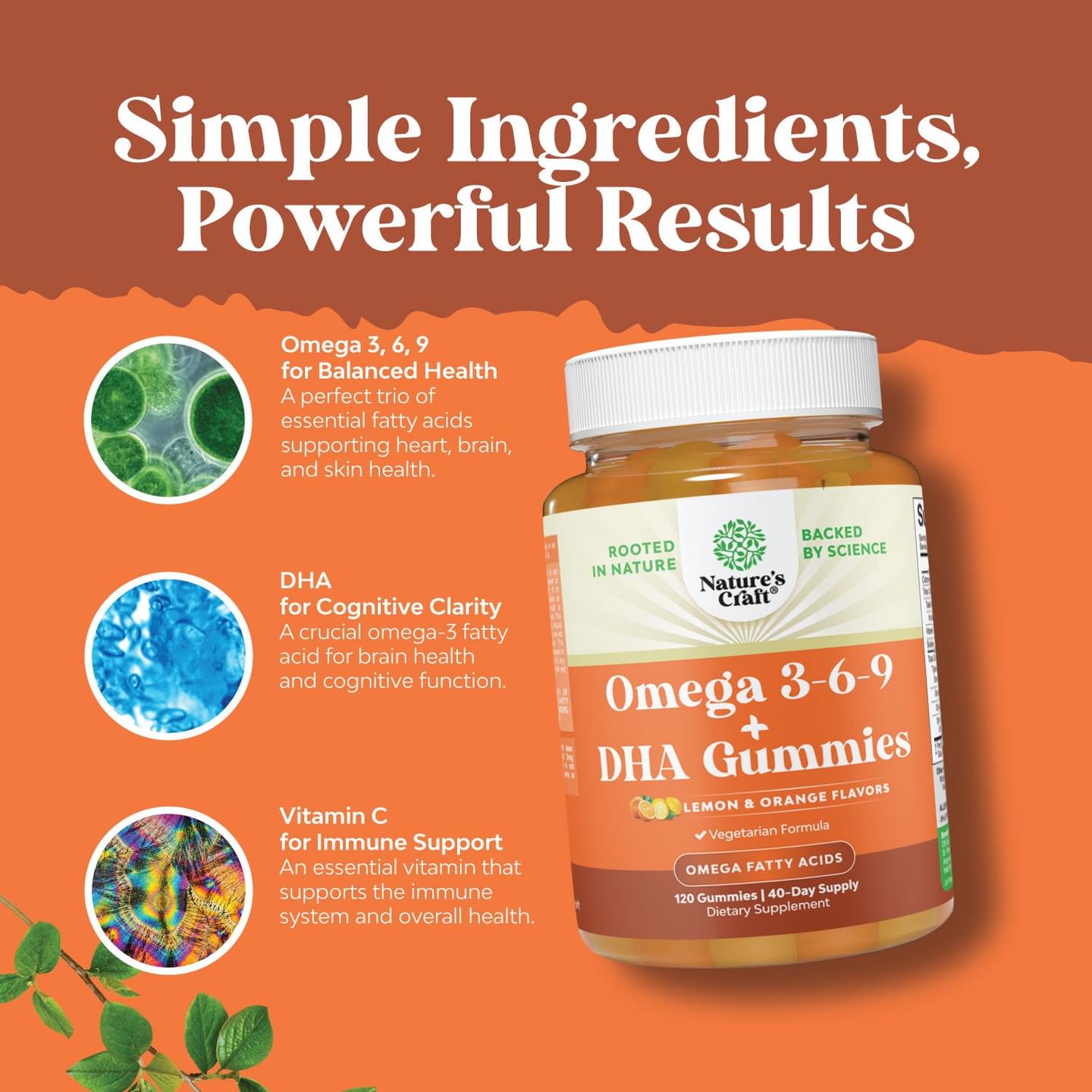 Omega 3-6-9 + DHA Gummies