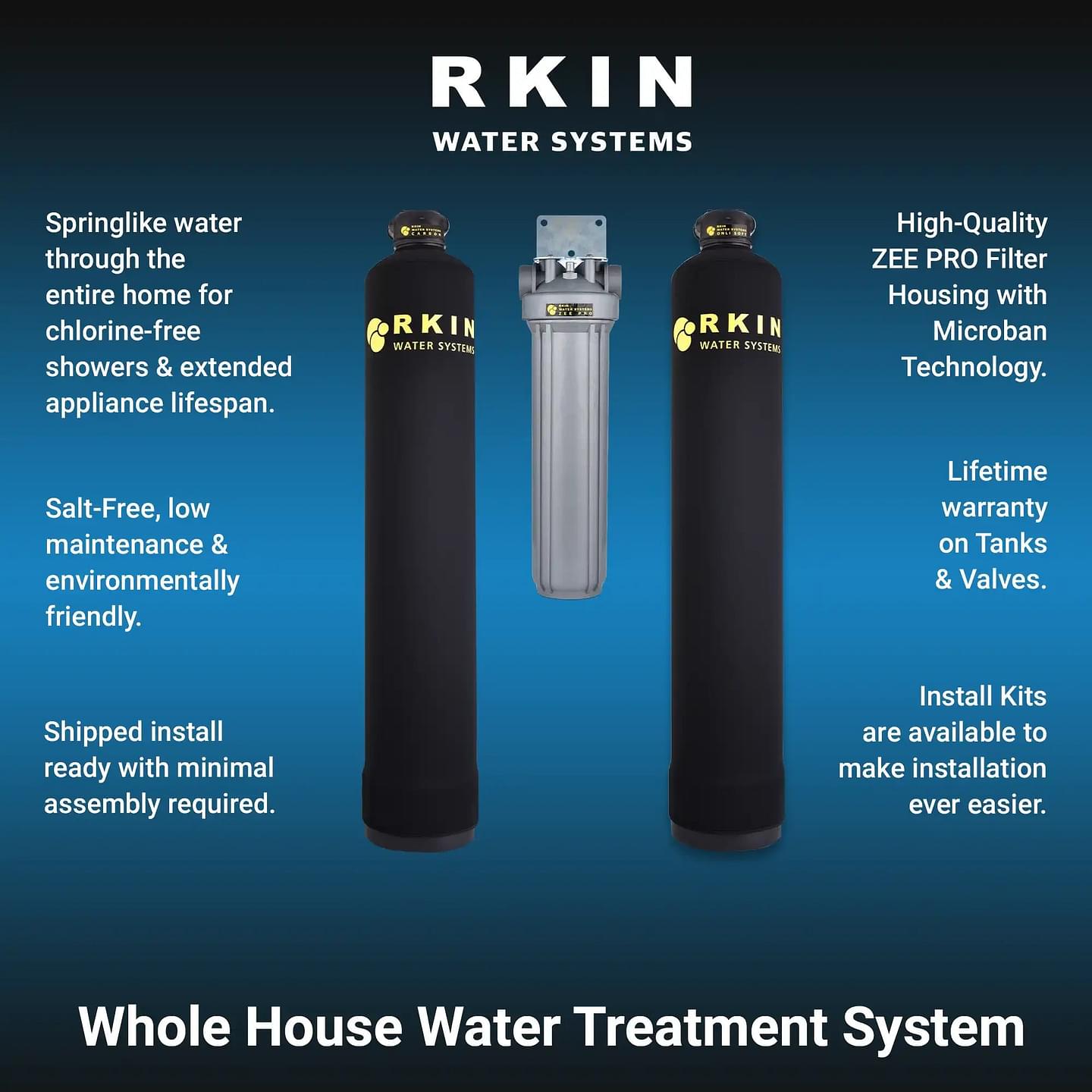 OnliSoft Pro Salt-Free Water Conditioner and Whole House Carbon Filter System