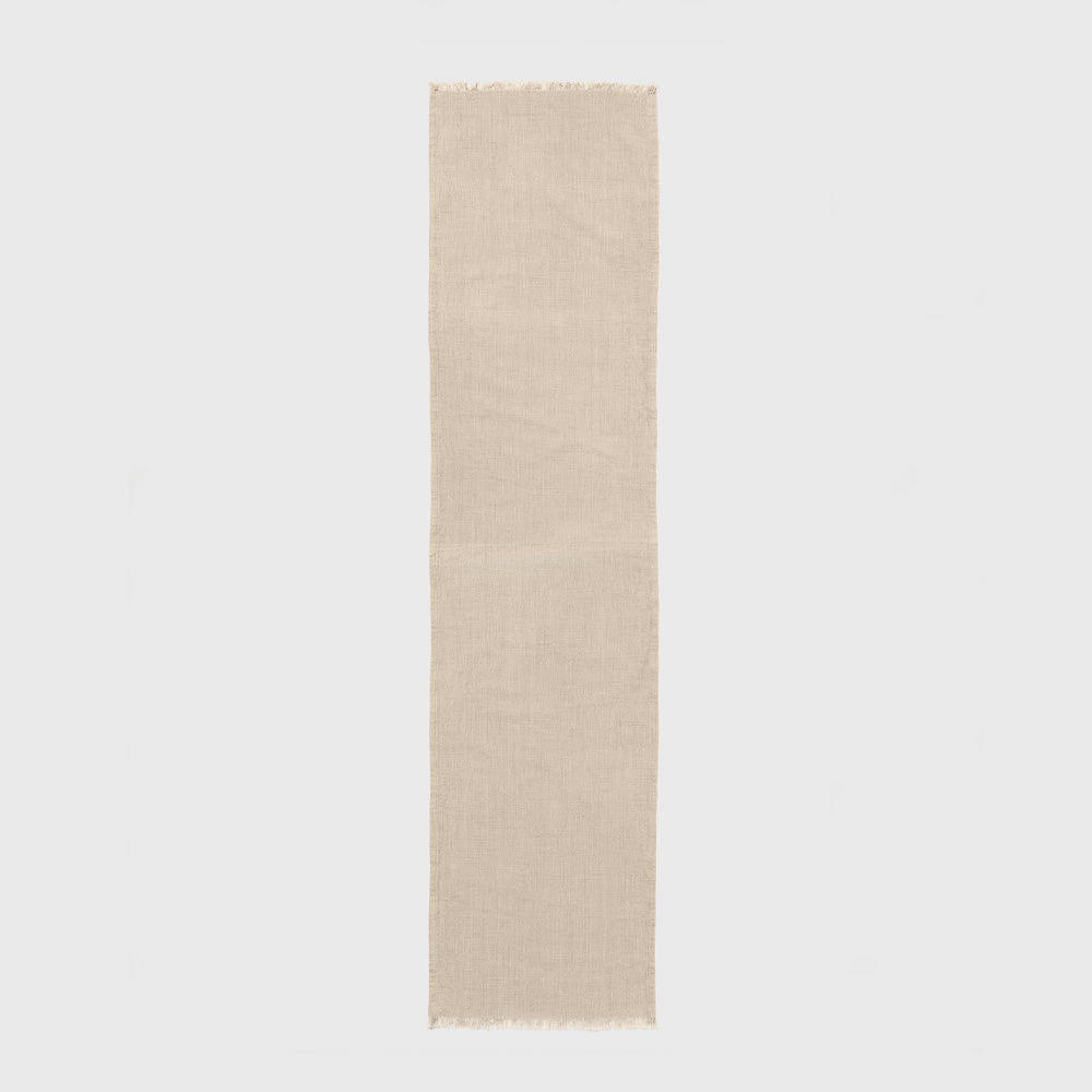 Organic Cotton 60'' Khaki Table Runner