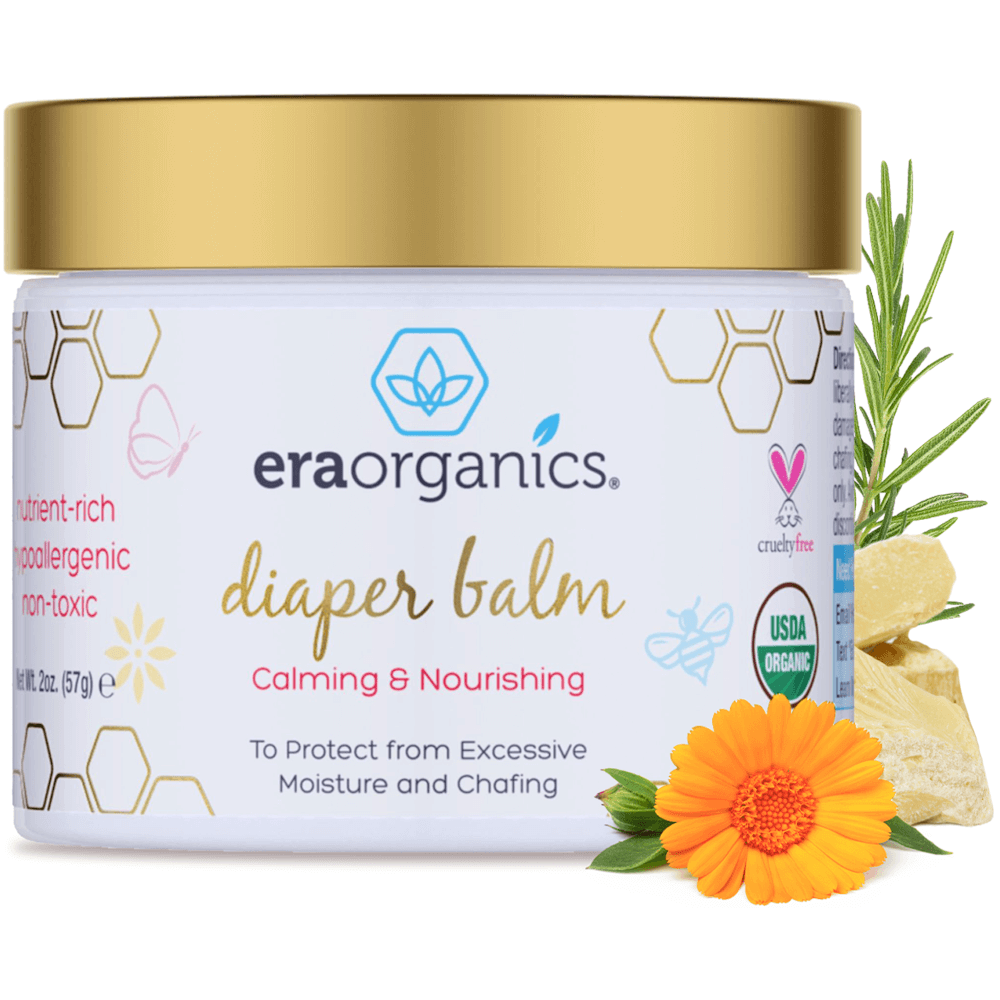 Organic Diaper Ointment - Diaper Ointment USDA Organic Diaper Balm for Sensitive Skin 2oz