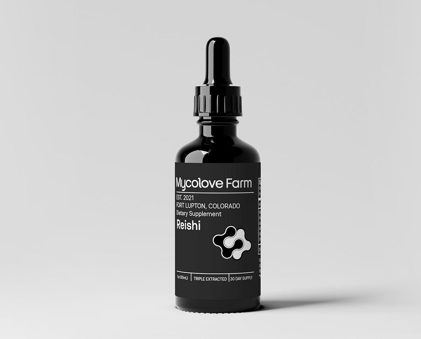 Organic Reishi Mushroom & Elderberry Tincture, Natural Balance & Boost Tincture, Fruiting Body Extract - USDA Certified