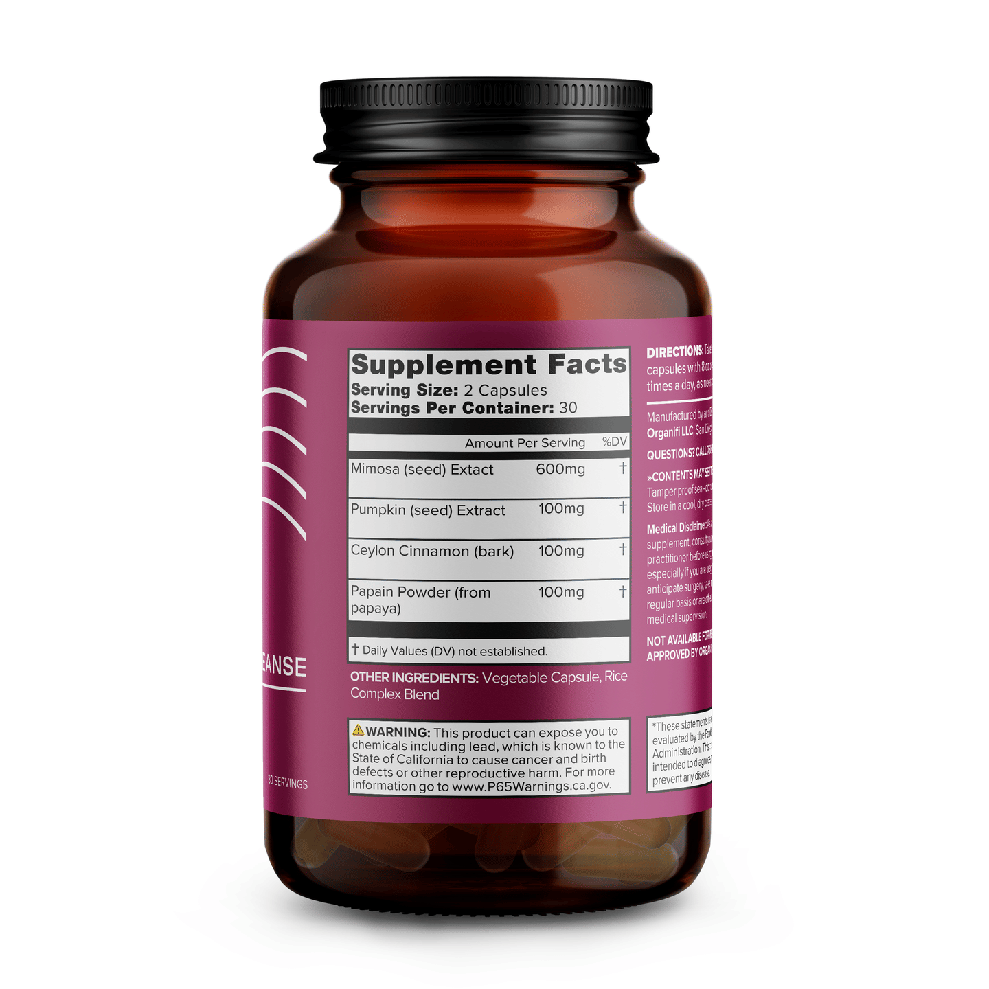 Parasite Cleanse Capsules – Natural Superfood Blend