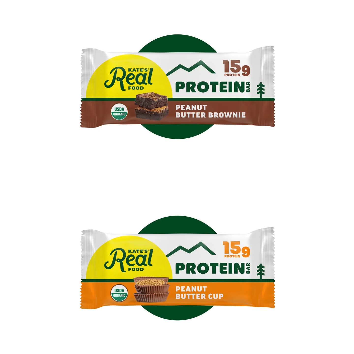 Peanut Butter Protein Bar Variety Pack | 12-Pack Peanut Butter Cup + 12-Pack Peanut Butter Brownie Bars
