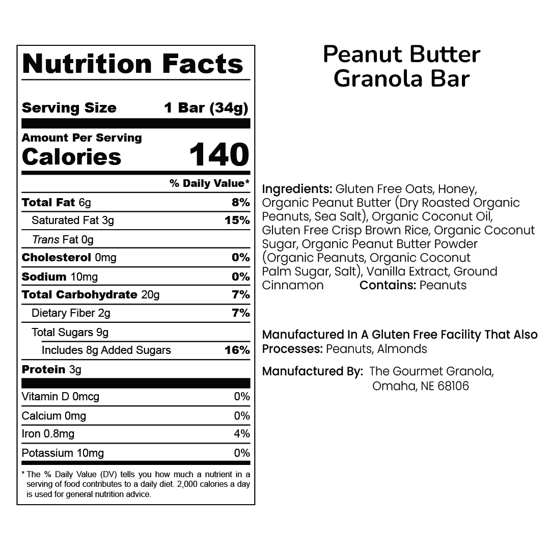 Buy One, Get 1 50% Off! - Peanut Butter Bars x Peanut Butter Granola