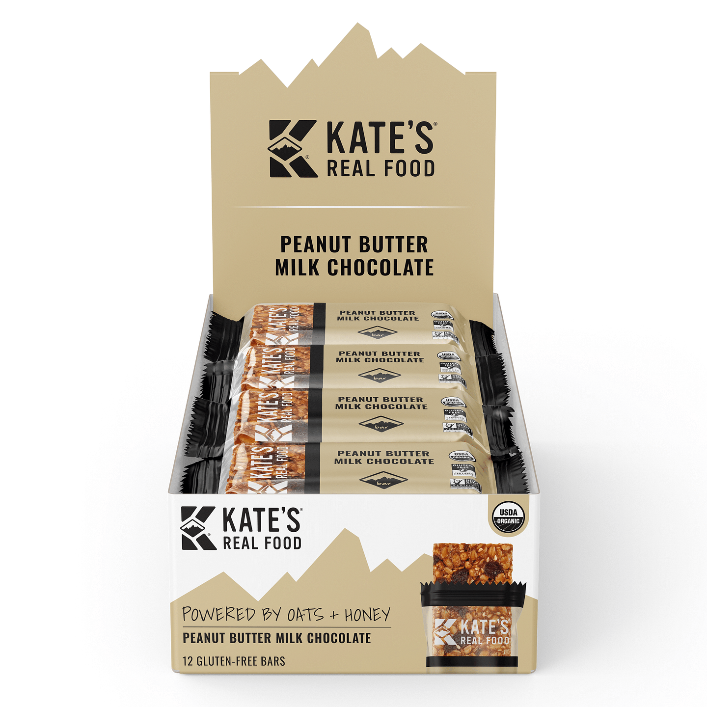 Peanut Butter Milk Chocolate Bars