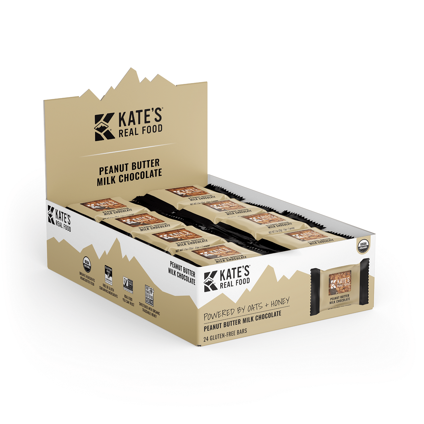Peanut Butter Milk Chocolate Kids Bars