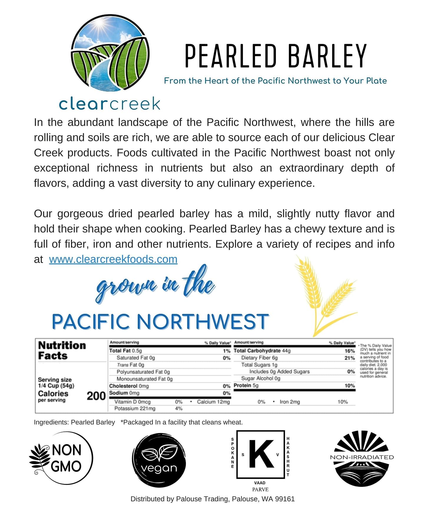 Pearled Barley | 25 LB