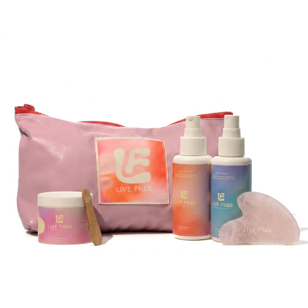 Routine Skincare Set + FREE Gua Sha – Clear, Calm Skin ($152 Vlaue!) (Limited Time Only)