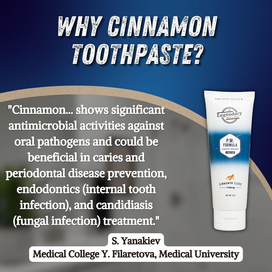 PM Cinnamon Clove Toothpaste - 10% Nano-Hydroxyapatite - Fluoride Free