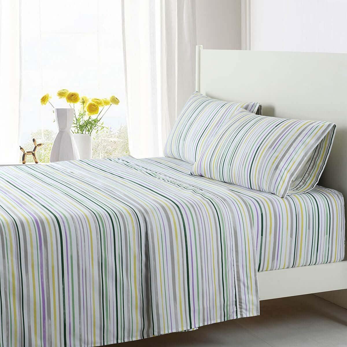 Printed Heavyweight Microfiber Sheet Sets (4 Patterns)