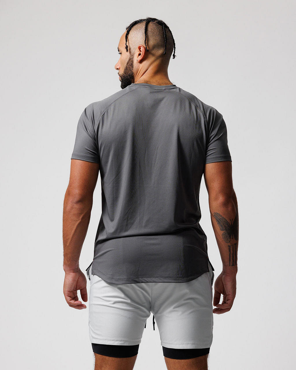 Pro-Tech Tee "Cross" - Space Grey