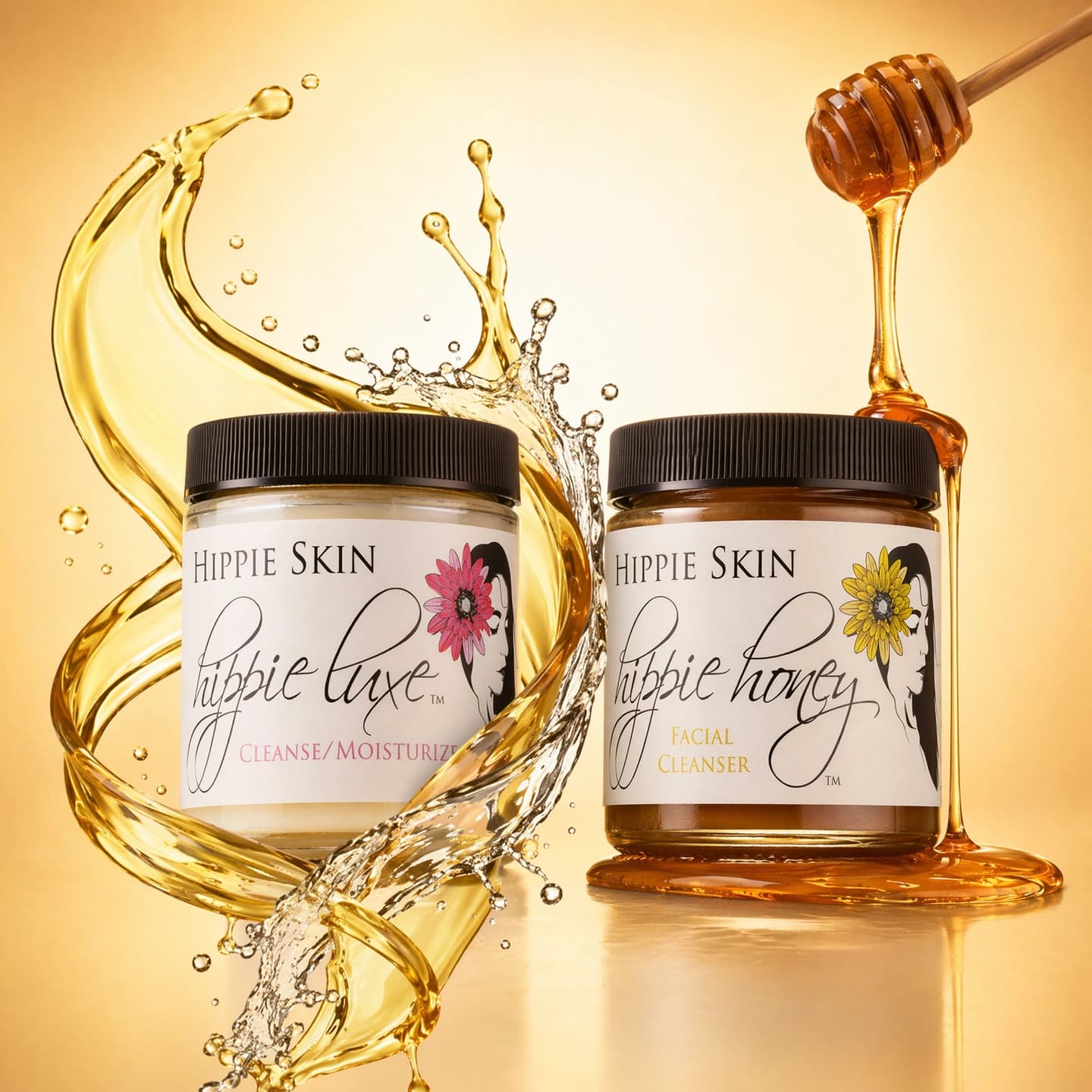 The Double Cleanse Duo - Natural Oil + Honey Facial Cleanser Set for Oily, Acne-Prone and Balanced Skin