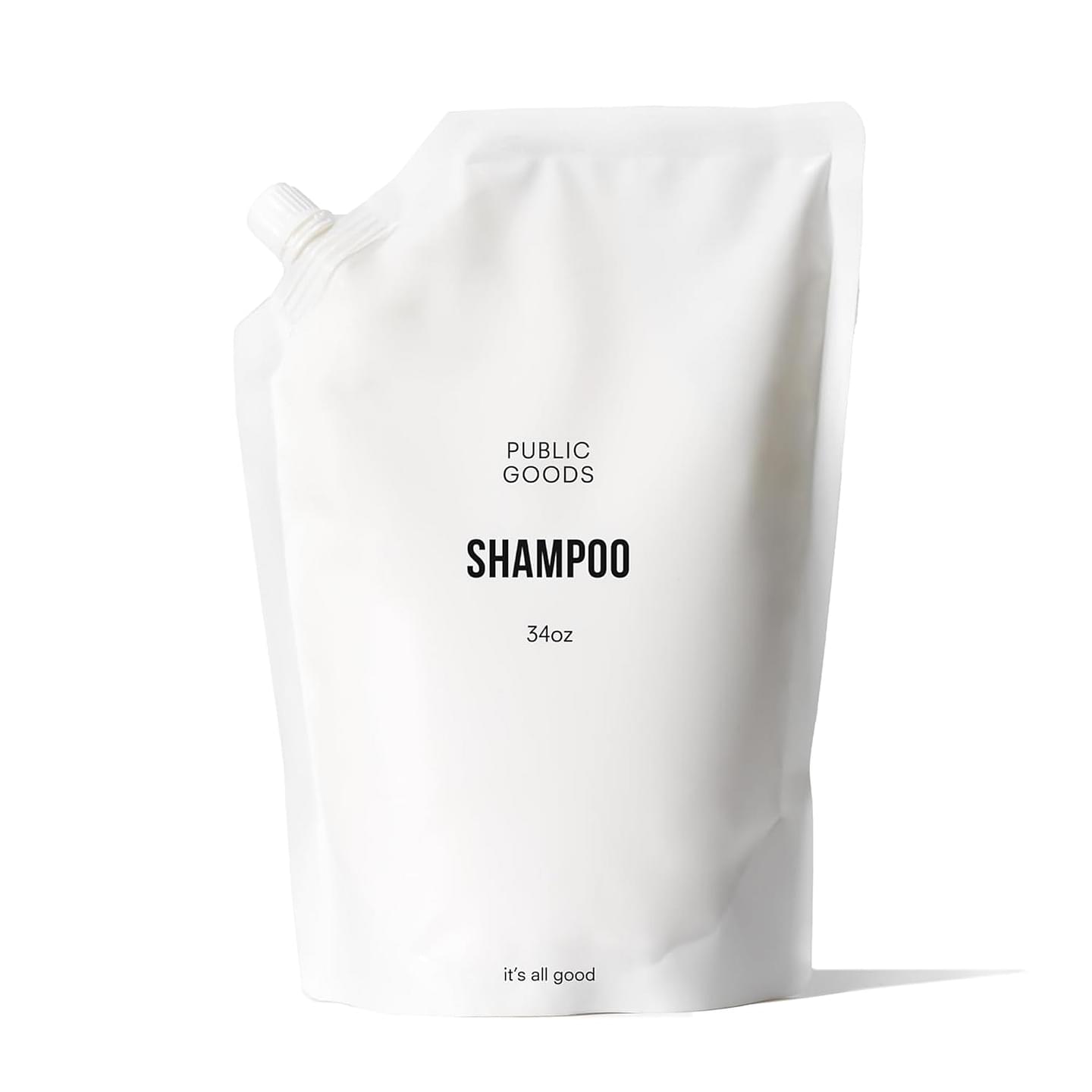 Public Goods Shampoo for Women & Men | Natural Gentle Shampoo to Cleanse & Nourish All Hair Types | Made with Organic Essential Oils | Sulfate & Paraben Free | Vegan | Made in Canada | 34 Fl Oz Refill 34 Fl Oz (Pack of 1)
