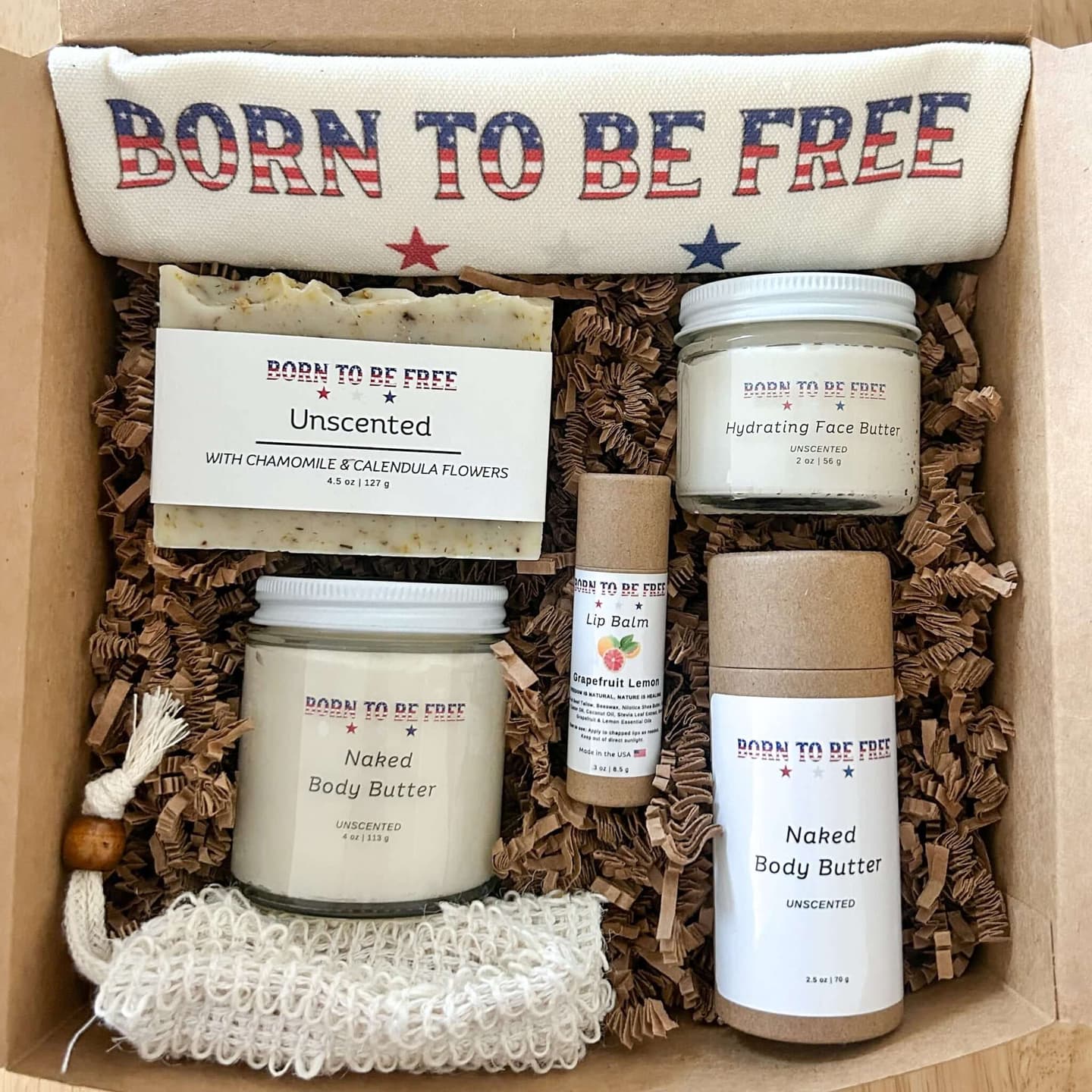 Pure Freedom Bundle – 7-Piece Unscented Tallow-Based Skincare Collection