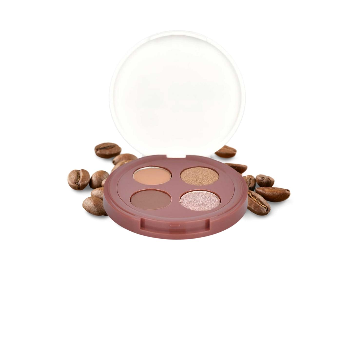 Quad Eyeshadow Palette with Coffee Oil image