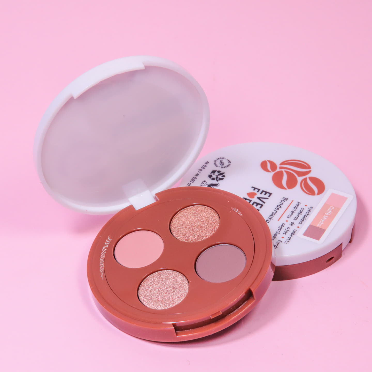 Quad Eyeshadow Palette with Coffee Oil image