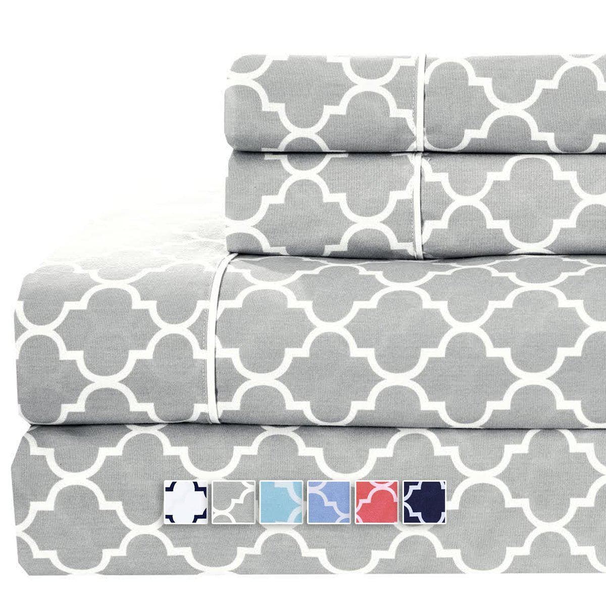 Quatrefoil Printed Sheets Set – Meridian