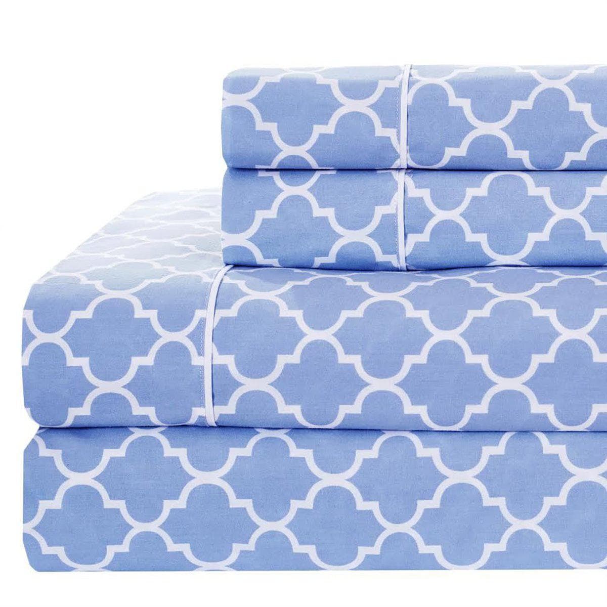 Quatrefoil Printed Sheets Set – Meridian