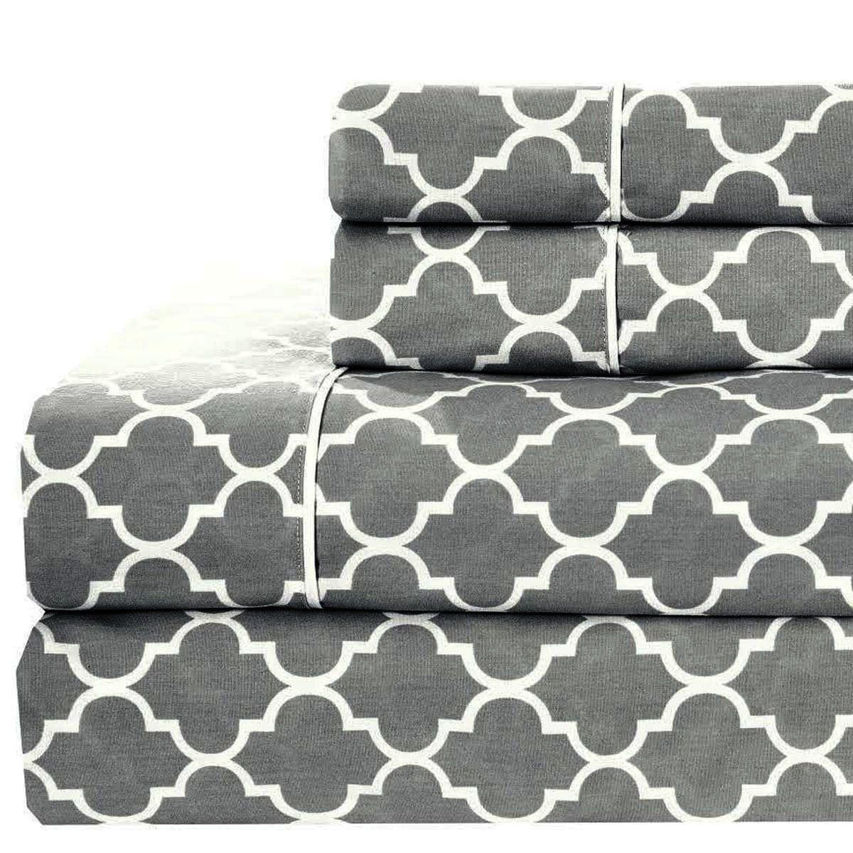 Quatrefoil Printed Sheets Set – Meridian