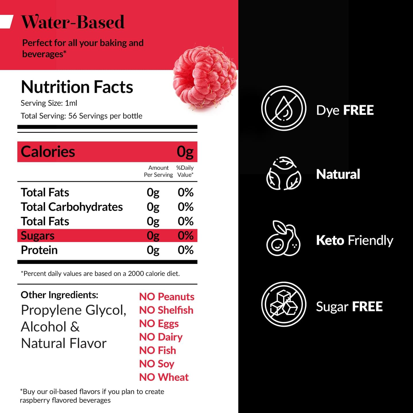 Raspberry Flavoring Water Soluble