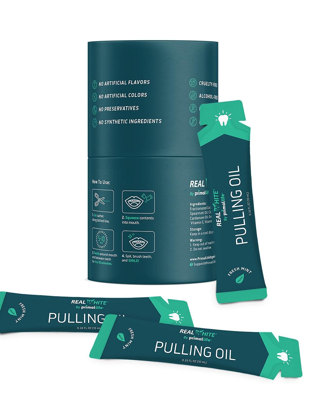 Real White Pulling Oil