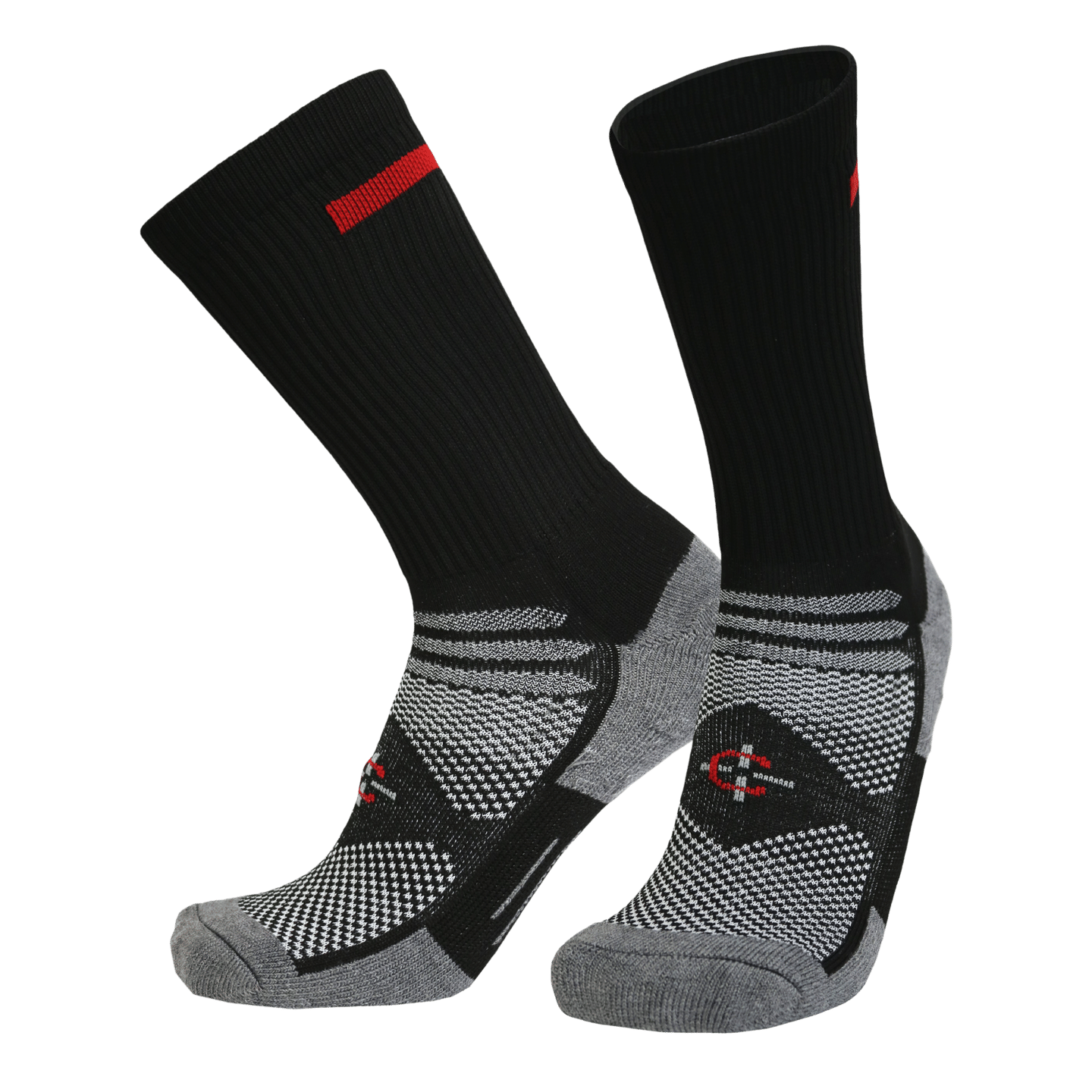 Red Line Crew Sock