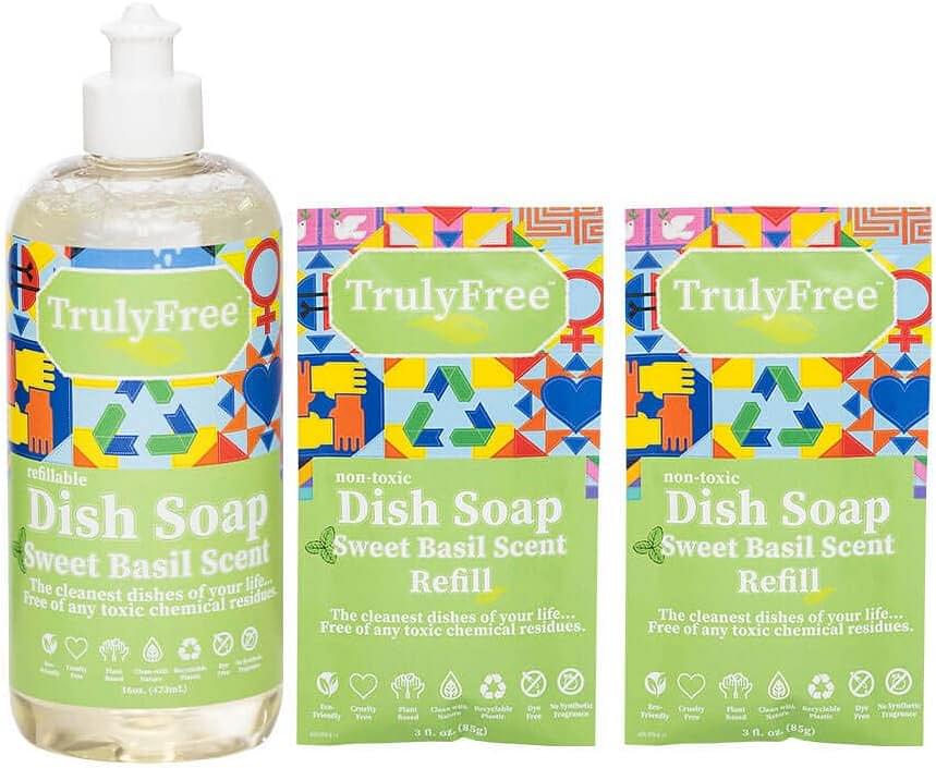 Refillable Dish Soap Starter Kit