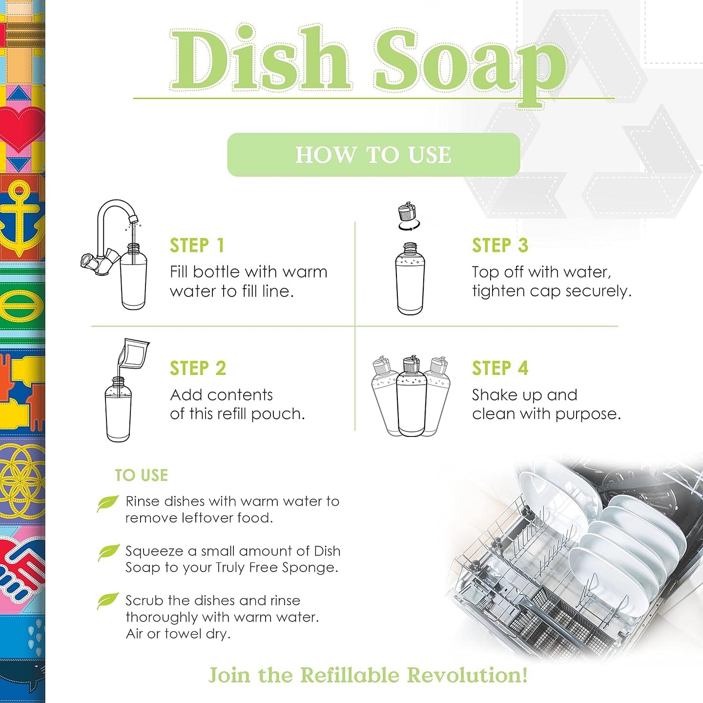 Refillable Dish Soap Starter Kit