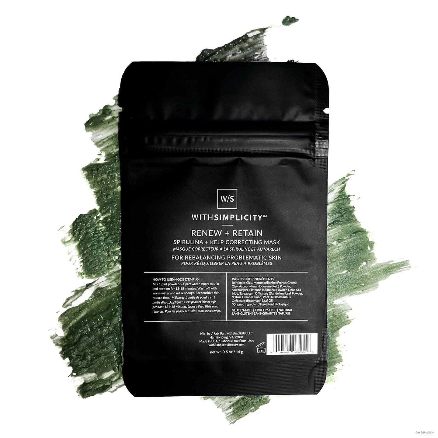 Renew + Retain | Spirulina + Kelp Correcting Mask