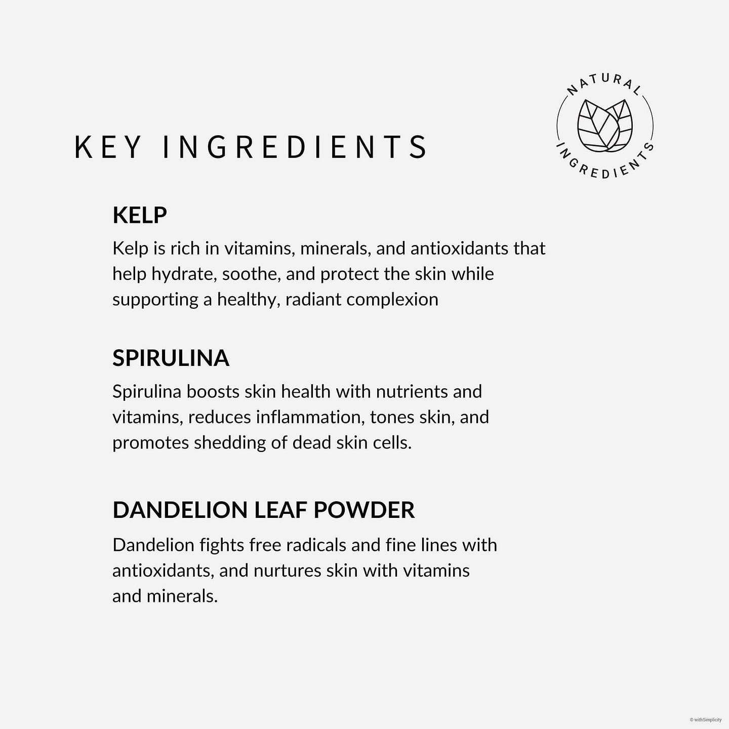 Renew + Retain | Spirulina + Kelp Correcting Mask