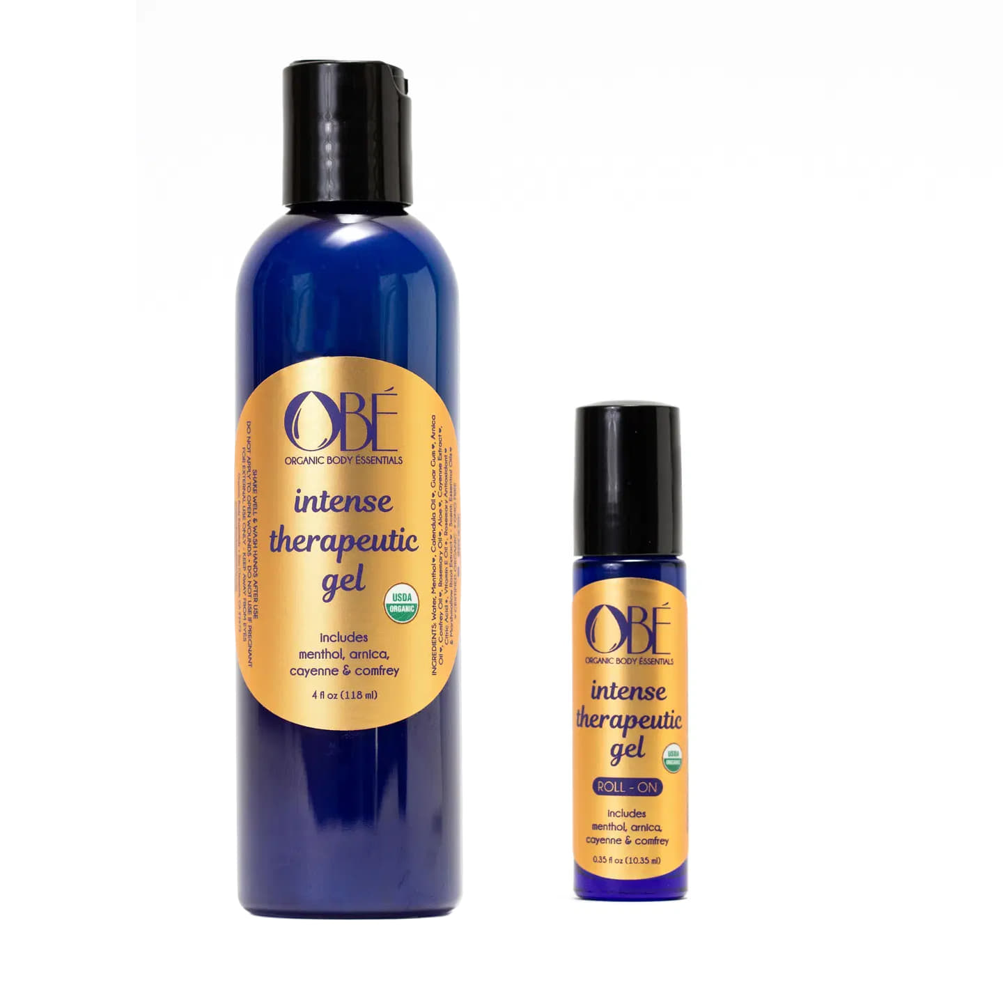 Organic Roll On Pain Relief Gel + Organic Pain Gel