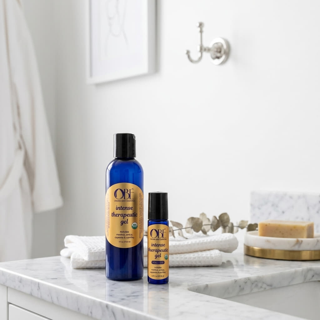 Organic Roll On Pain Relief Gel + Organic Pain Gel
