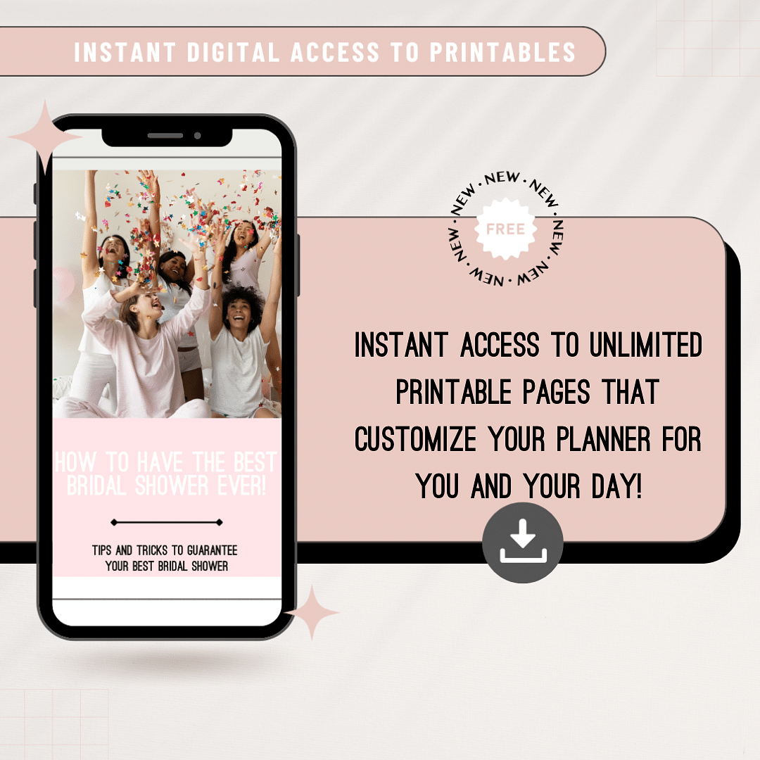 Rose Gold Wedding Planner