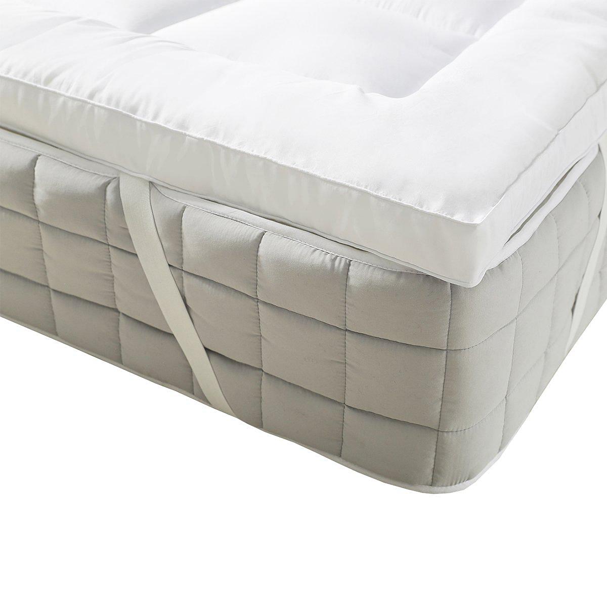 Royal 2 Inch Bamboo Filled Cotton Mattress Topper