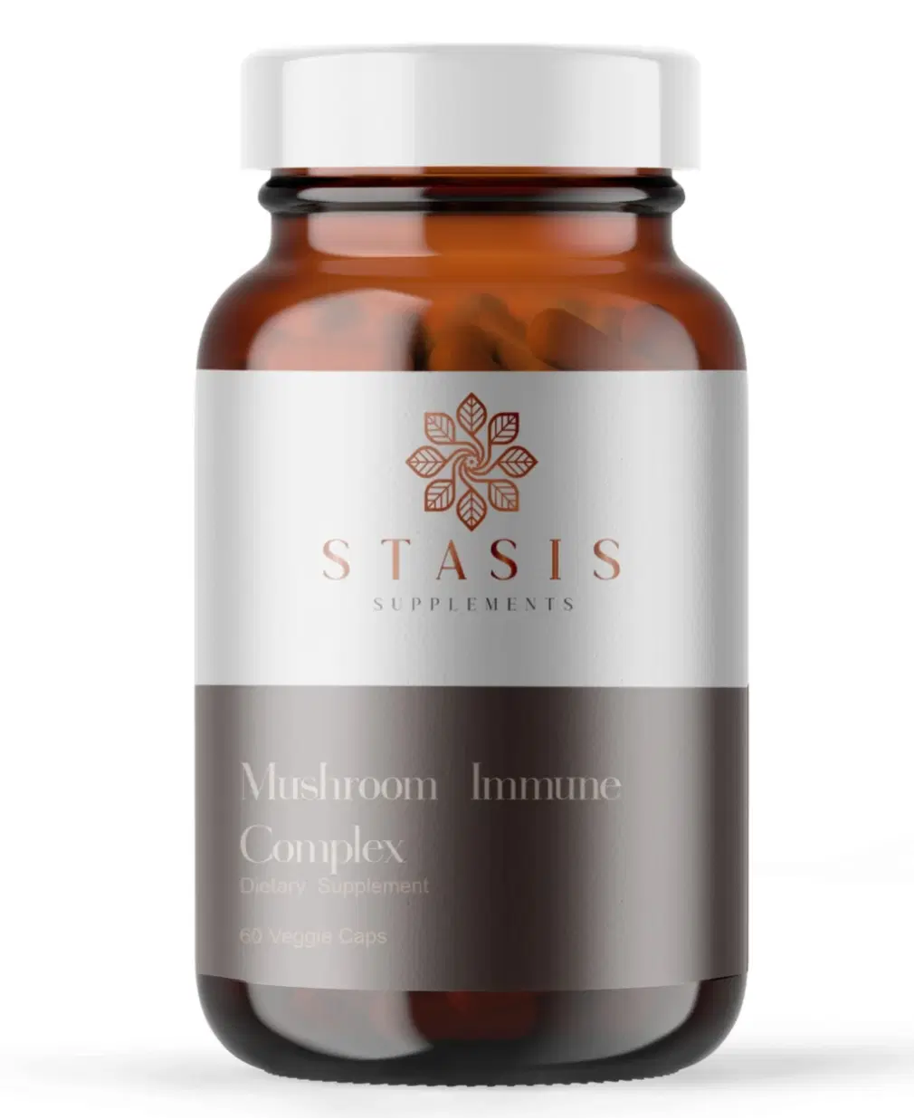 Mushroom Immune Complex | 60 Count | Antioxidant & Stress Resilience Boost, Broad‑Spectrum Adaptogens