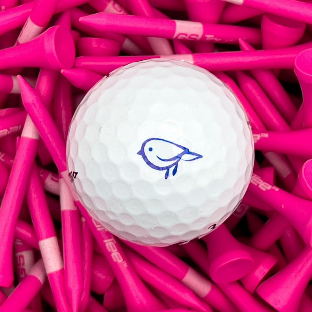 Self-Inking Golf Ball Stamp | Chic & Fun Golf Ball Stamper | Fast-Drying, Waterproof Golf Ball Marker Stamp | Reusable Golf Accessories for Women | Golfer Gifts | Golf Gadgets Birdie