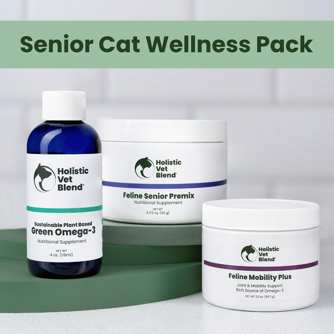 Senior Cat Wellness Pack – Mobility, Kidney, & Omega Support