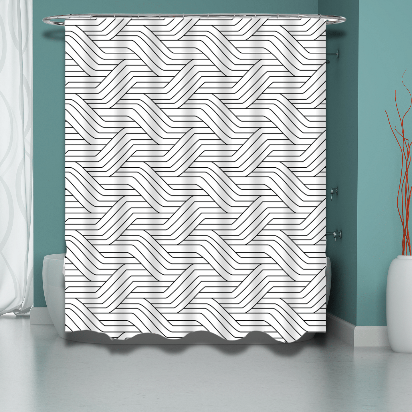 Shower Curtain - Geometric