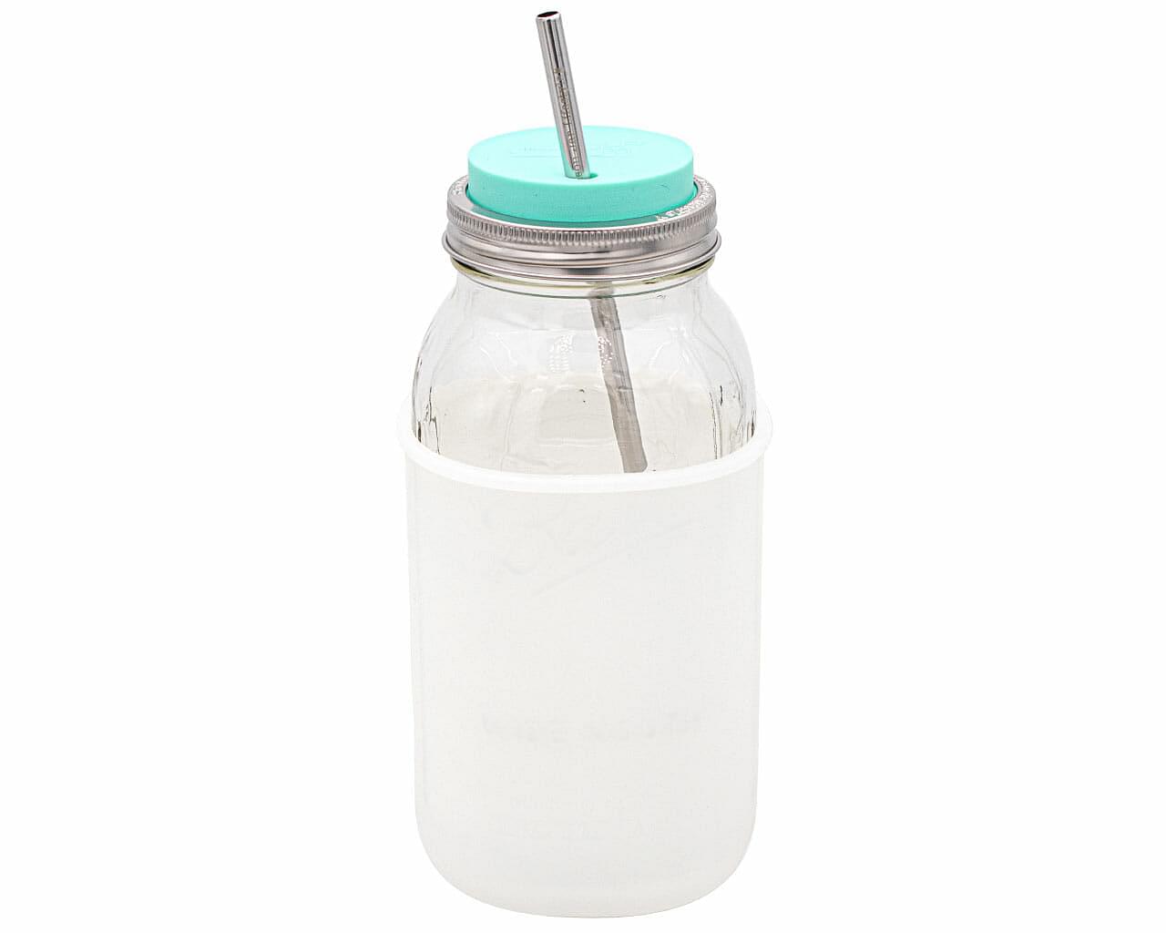 Silicone Sleeve for Half Gallon 64oz Mason Jars