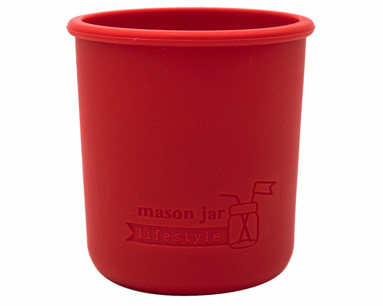 Silicone Sleeve for Regular Mouth Half Pint 8oz Mason Jars