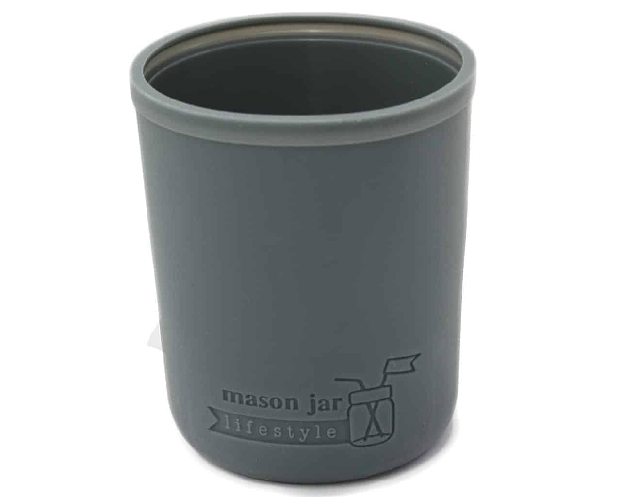 Silicone Sleeve for Regular Mouth Half Pint 8oz Mason Jars