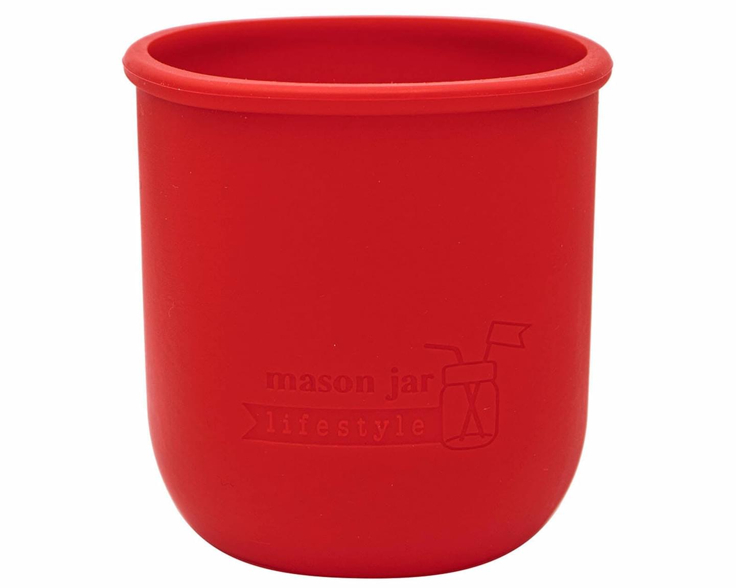 Silicone Sleeve for Regular Mouth Pint 16oz Mason Jars