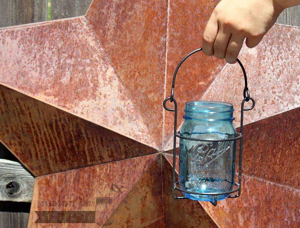 Single Pint Jar Caddy for Hanging or Carrying One Mason Jar